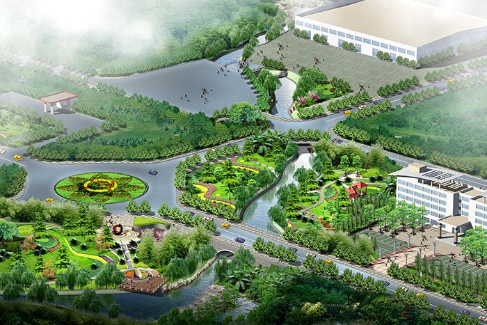 重庆市江北机场二期扩建环境景观设计